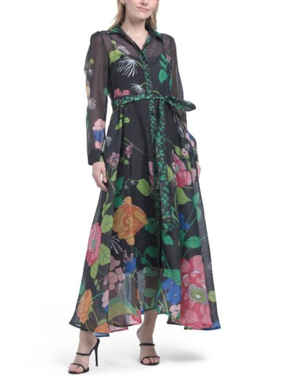 NANCY YANG Garden Flower Dress